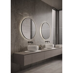 Martens Design Martens Design spiegel rond met verlichting en verwarming Tyrus Brushed Brons