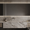 Martens Design spiegel rechthoek met verlichting en verwarming Libanon | Geborsteld Brons | 160x70 cm