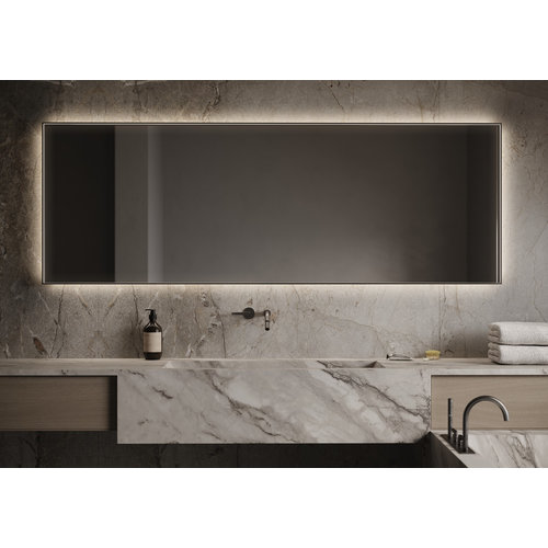 Martens & Meijer spiegel rechthoek met verlichting en verwarming Libanon | Geborsteld Koper | 140x70 cm Martens & Meijer Martens & Meijer spiegel rechthoek met verlichting en verwarming Libanon | Geborsteld Koper | 140x70 cm