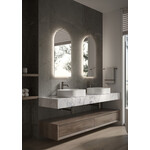 Martens & Meijer spiegel Ovaal met verlichting en verwarming Bangkok | 45x90 cm Martens & Meijer Martens & Meijer spiegel Ovaal met verlichting en verwarming Bangkok | 45x90 cm