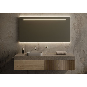 Martens Design spiegel rechthoek met verlichting en verwarming Ibiza | 100x70 cm