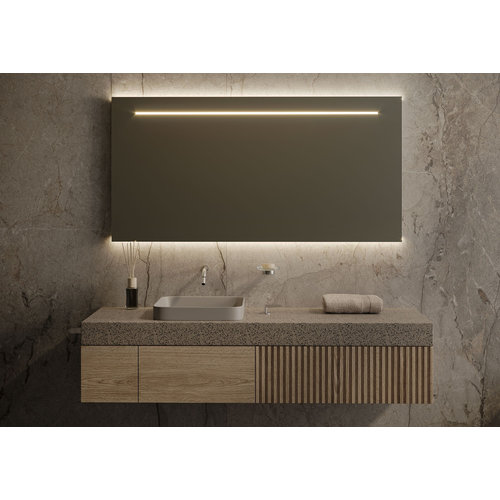 Martens Design Martens Design spiegel rechthoek met verlichting en verwarming | Ibiza | 100x70 cm