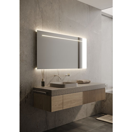 Martens Design Martens Design spiegel rechthoek met verlichting en verwarming | Ibiza | 100x70 cm