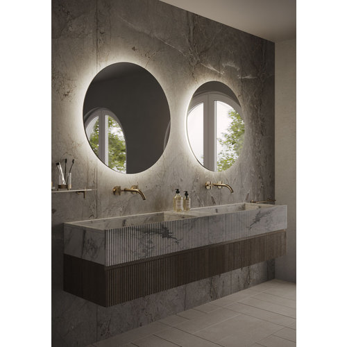 Martens Design Martens Design spiegel rond met verlichting en verwarming | Rotondo | 80 cm