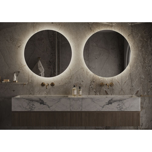 Martens Design Martens Design spiegel rond met verlichting en verwarming | Rotondo | 120 cm