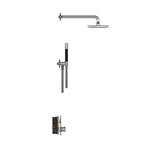 Hotbath Get together Regendoucheset IBS23 | Chroom | 3 Standen Handdouche | 30cm Hoofddouche | Plafondbuis 15cm | Handdouche met wandhouder HotBath Hotbath Get together Regendoucheset IBS23 | Chroom | 3 Standen Handdouche | 30cm Hoofddouche | Plafondbuis 15cm | Handdouche met wandhouder