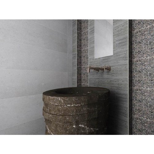 Porcelanosa Porcelanosa Dover acero, wall tile wandtegel 33.3x100 - 100291805