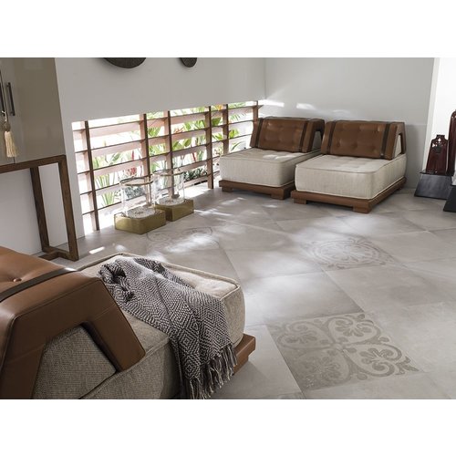 Porcelanosa Harlem Acero Antislip Vloertegel - 120x120 cm Porcelanosa Porcelanosa Harlem Acero Antislip Vloertegel - 120x120 cm