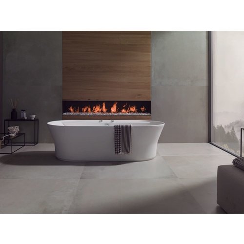 Porcelanosa Harlem Acero Antislip Vloertegel - 120x120 cm Porcelanosa Porcelanosa Harlem Acero Antislip Vloertegel - 120x120 cm