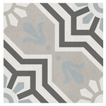 Sartoria Decorata 10 mat vloertegel 15x15cm Sartoria Sartoria Decorata 10 mat vloertegel 15x15cm