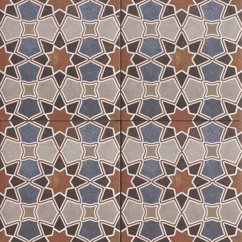 Sartoria Romanza peterpan mat vloertegel 20.5x20.5cm Sartoria Sartoria Romanza peterpan mat vloertegel 20.5x20.5cm