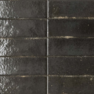 Sartoria Sartoria Materici pepe glossy wandtegel 6x25cm Sartoria Materici pepe glossy wandtegel 6x25cm