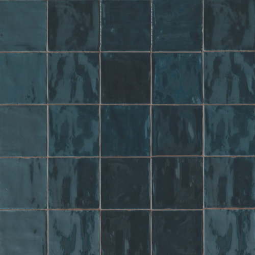 Sartoria Tsquare royal blue glossy wandtegel 15x15cm Sartoria Sartoria Tsquare royal blue glossy wandtegel 15x15cm