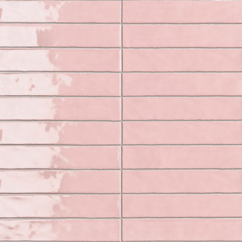 Sartoria Sartoria Vernici baby pink glossy wandtegel 5x25cm