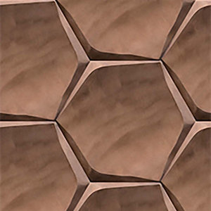 L'antic Colonial Gravity aluminium dubai copper 22.5 x 26 cm