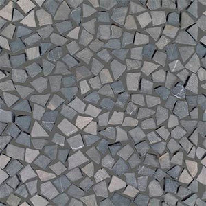 L'antic Colonial Mini broken edge negro mosaico 32 x 32 cm