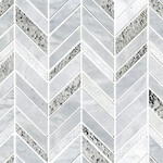 L'Antic Colonial L'antic Colonial Victorian chevron white 25.2 x 30.4 cm