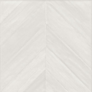 Keramica Whole chevron maiollica white vloertegel 60x120cm
