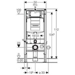 Creavit Geberit UP320 toiletset met Creavit randloos toilet met softclose zitting - Copy