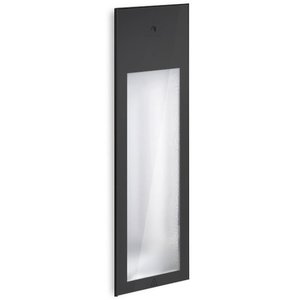 Sunshower Pure Black infrarood inbouwapparaat 19.9x61.9x10cm half body 1250watt Zwart/aluminium