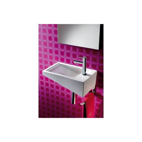 HotBath Dude Fonteinkraan opbouw - L-uitloop 8.5cm - Chroom HotBath HotBath Dude Fonteinkraan opbouw - L-uitloop 8.5cm - Chroom