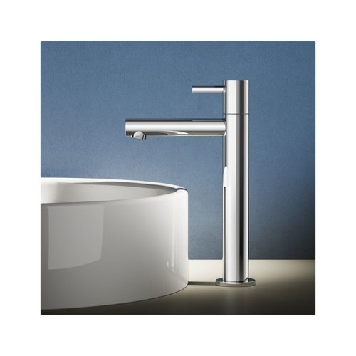 HotBath Dude Fonteinkraan opbouw - uitloop 11cm - hoog - Geborsteld nikkel HotBath HotBath Dude Fonteinkraan opbouw - uitloop 11cm - hoog - Geborsteld nikkel