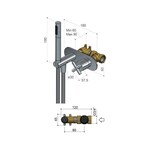 HotBath HotBath Chap Inbouw Douchethermostaat Chroom C070CR