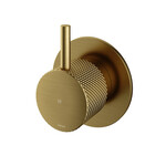 HotBath HotBath Cobber X losse ronde greep voor inbouw stopkraan koud CX010C Geborsteld Messing PVD