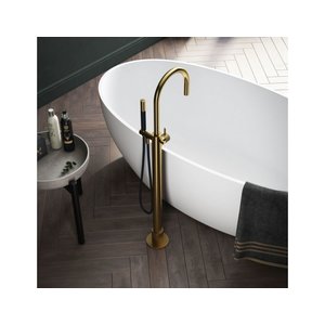 HotBath HotBath Cobber X badmengkraan Geborsteld messing pvd HotBath Cobber X badmengkraan Geborsteld messing pvd