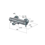 HotBath HotBath Buddy badmengkraan badthermostaat B022 Geborsteld nikkel