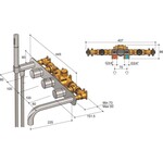 HotBath HotBath Buddy thermostaat inbouw met 2 stopkranen inbouw therm met uitloop Chroom