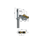 HotBath HotBath Buddy Inbouw Stopkraan Chroom B070CR