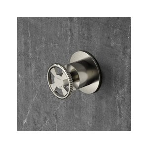 HotBath HotBath Cobber @work losse ronde greep voor inbouw 2-weg omstel Geborsteld nikkel CW011EXTGN HotBath Cobber @work losse ronde greep voor inbouw 2-weg omstel Geborsteld nikkel CW011EXTGN