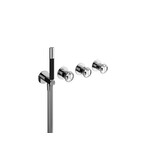 HotBath Cobber @work afbouwdeel voor inbouw bad/douchethermostaat zonder uitloop met 2 stopkranen en staafhanddouche Chroom CW7071EXTCR HotBath HotBath Cobber @work afbouwdeel voor inbouw bad/douchethermostaat zonder uitloop met 2 stopkranen en staafhanddouche Chroom CW7071EXTCR