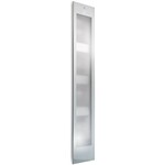 Sunshower Sunshower Deluxe White UV- en infrarood inbouwapparaat 32x187x16cm full body 2000watt wit/aluminium