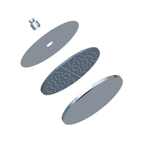 HotBath Mate hoofddouche 20cm rond messing Geborsteld HotBath HotBath Mate hoofddouche 20cm rond messing Geborsteld