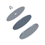 HotBath Mate hoofddouche 30cm rond Mat Wit HotBath HotBath Mate hoofddouche 30cm rond Mat Wit