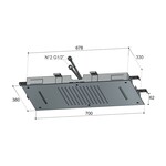 HotBath Mate inbouw hoofddouche Dualflow 38x70 cm rechthoekig Geborsteld nikkel M143GN HotBath HotBath Mate inbouw hoofddouche Dualflow 38x70 cm rechthoekig Geborsteld nikkel M143GN