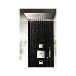 HotBath Mate inbouwhoofddouche vierkant 30x30cm nikkel Geborsteld HotBath HotBath Mate inbouwhoofddouche vierkant 30x30cm nikkel Geborsteld