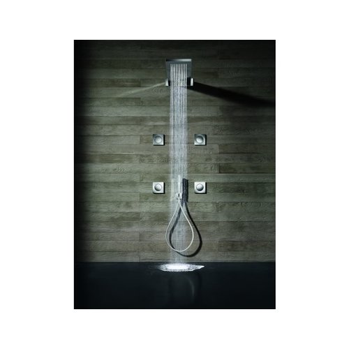 HotBath Mate hoofddouche 16.5x53.7cm rechthoek met cascade Chroom HotBath HotBath Mate hoofddouche 16.5x53.7cm rechthoek met cascade Chroom