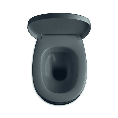 JEE-O JEE-O toilet randloos met soft close en quick release zitting Mat zwart - 007-1003