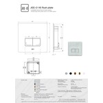 JEE-O JEE-O XS drukplaat mat wit - 007-0017