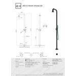 JEE-O Bloom vrijstaande douche met handdouche - 600-6216 | Ja JEE-O JEE-O Bloom vrijstaande douche met handdouche - 600-6216 | Ja