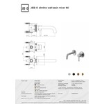 JEE-O Slimline Wand Wastafelkraan 800-1513 | Mat Zwart | 90° Uitloop JEE-O JEE-O Slimline Wand Wastafelkraan 800-1513 | Mat Zwart | 90° Uitloop