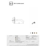 JEE-O Slimline Wand Uitloop 19cm 800-3923 | Mat Zwart | 19cm JEE-O JEE-O Slimline Wand Uitloop 19cm 800-3923 | Mat Zwart | 19cm