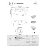 JEE-O Slimline London Vrijstaand Bad SBM061-Brons | Brons JEE-O JEE-O Slimline London Vrijstaand Bad SBM061-Brons | Brons