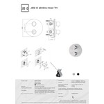 JEE-O Slimline Wand Mengkraan met Thermostaat 800-2300 | Geborsteld RVS JEE-O JEE-O Slimline Wand Mengkraan met Thermostaat 800-2300 | Geborsteld RVS