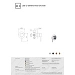 JEE-O Slimline Wand Mengkraan Mixer 01 800-2403 | Mat Zwart JEE-O JEE-O Slimline Wand Mengkraan Mixer 01 800-2403 | Mat Zwart