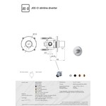 JEE-O Slimline Wand Bad/Douche Omsteller 800-2604 | Brons JEE-O JEE-O Slimline Wand Bad/Douche Omsteller 800-2604 | Brons