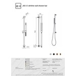 JEE-O Slimline Wand handdouche met geintergreerde glijstang - 800-6925 | mat goud | Ja JEE-O JEE-O Slimline Wand handdouche met geintergreerde glijstang - 800-6925 | mat goud | Ja